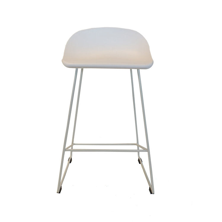 Scandinavische Barkruk Ellen wit 66cm