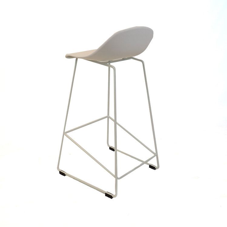 Scandinavische Barkruk Ellen wit 66cm