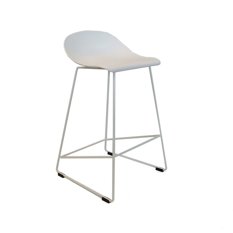Scandinavische Barkruk Ellen wit 66cm