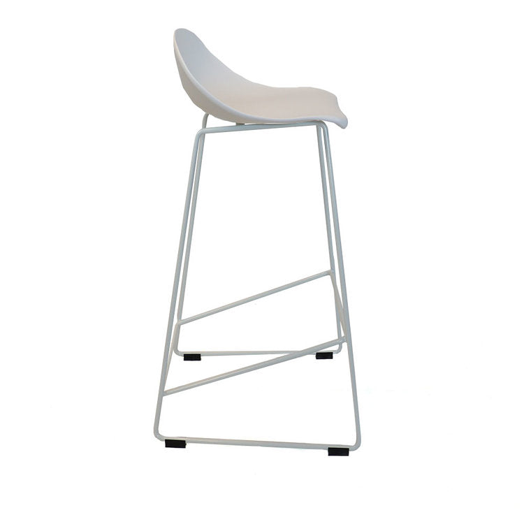 Scandinavische Barkruk Ellen wit 66cm