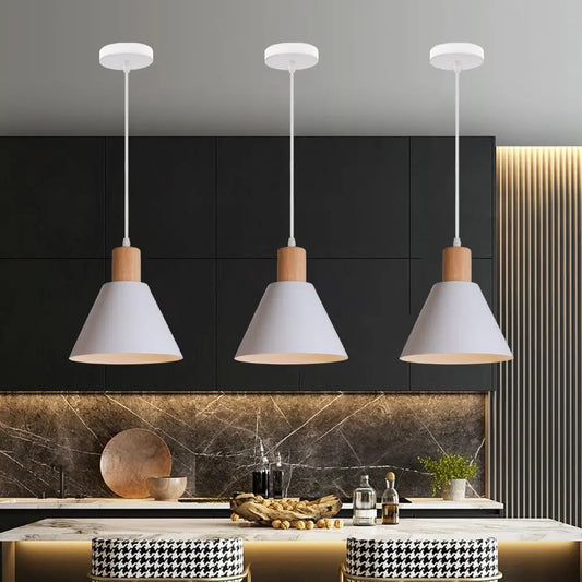 Scandinavische hanglamp, wit, grijs, groen | Dånsk