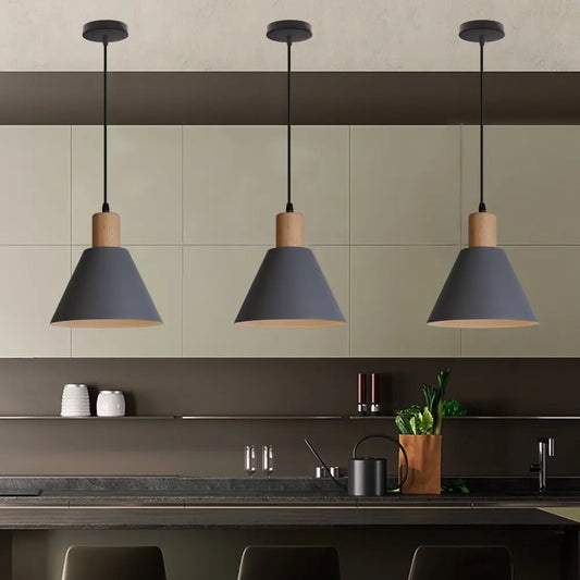 Scandinavische hanglamp, wit, grijs, groen | Dånsk