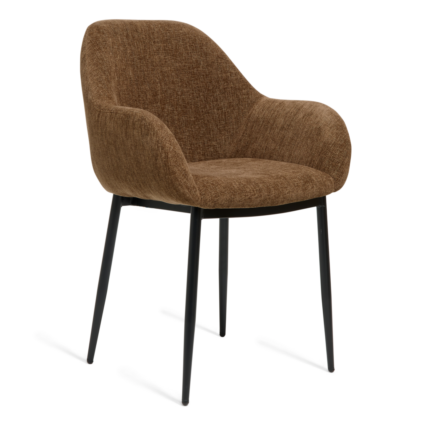 Eetkamerstoel Zara –  Stof Choco